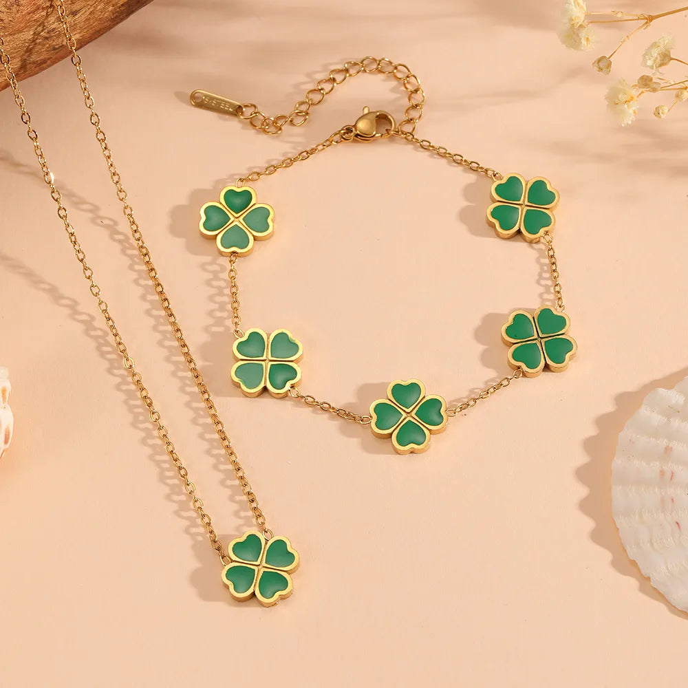 Lucky Necklace and Bracelet Set