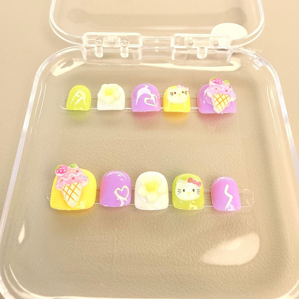 Pre-teens nail set 8 including tools