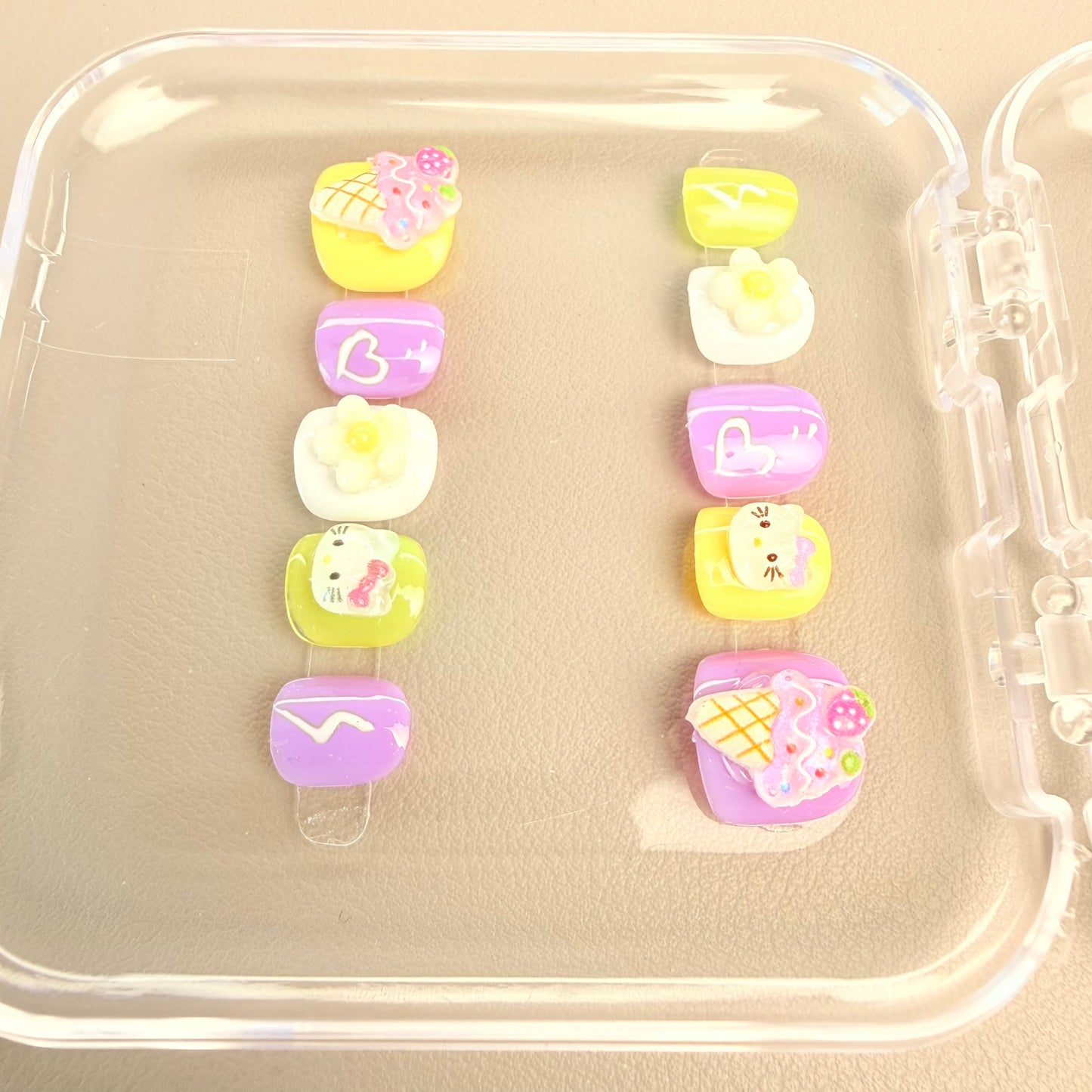 Pre-teens nail set 8 including tools