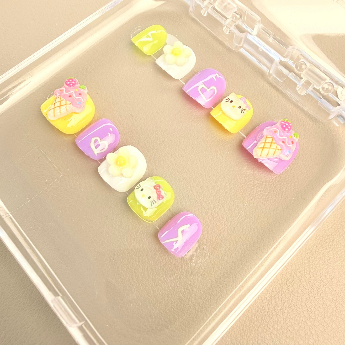 Pre-teens nail set 8 including tools