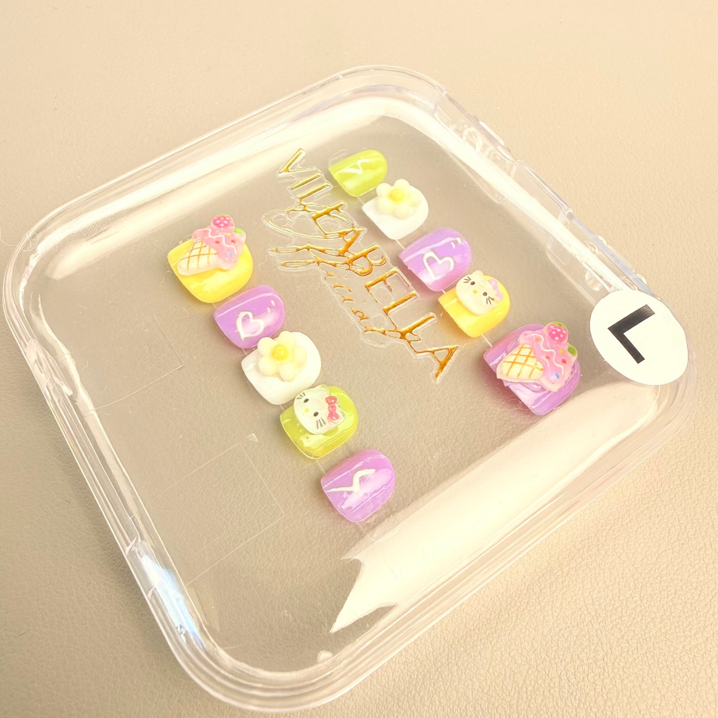 Pre-teens nail set 8 including tools