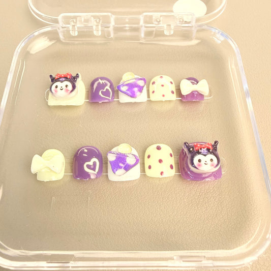 Pre-teens nail set 9 including tools
